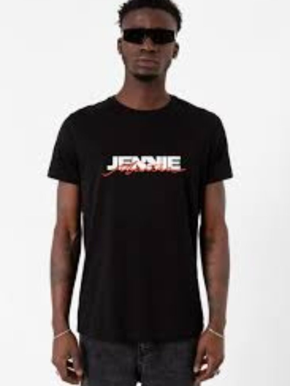 Tshirthane Jennie Mantra Black tee